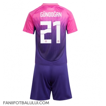 Germania Ilkay Gundogan #21 Echipament de Fotbal Replică European 2024 Copii Deplasare (+ Șorturi)